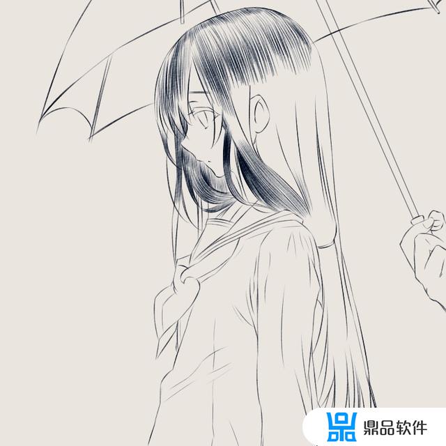 抖音里的雨伞姑娘怎么画(抖音里的雨伞姑娘怎么画的)