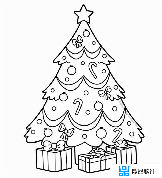 抖音圣诞树上面的星星怎么画(抖音圣诞树的画法)