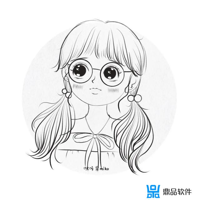 简笔画人物少女抖音(简笔画人物少女抖音图片简单)