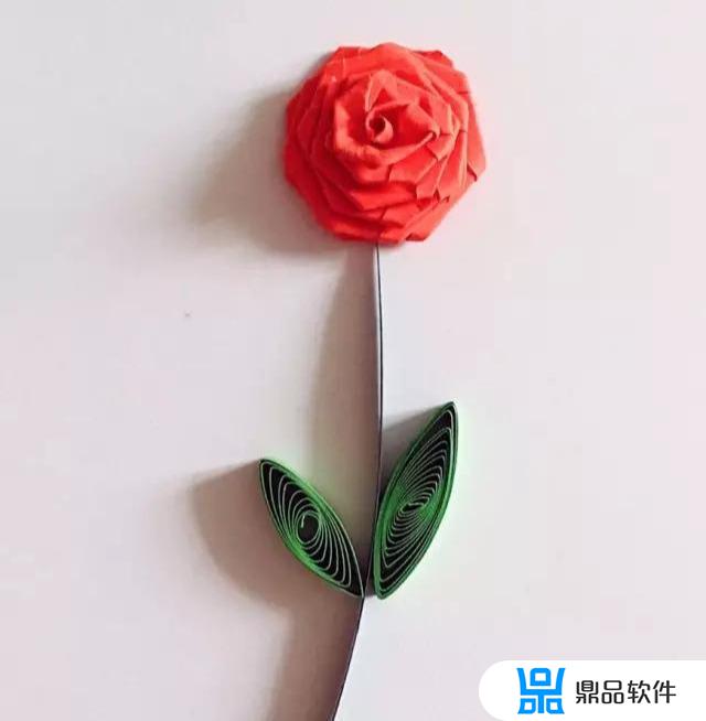 抖音上的手工纸制作玫瑰花(抖音手拿玫瑰花图片)