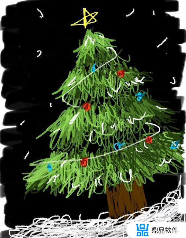 抖音字母圣诞树怎么画(抖音的圣诞树怎么画)