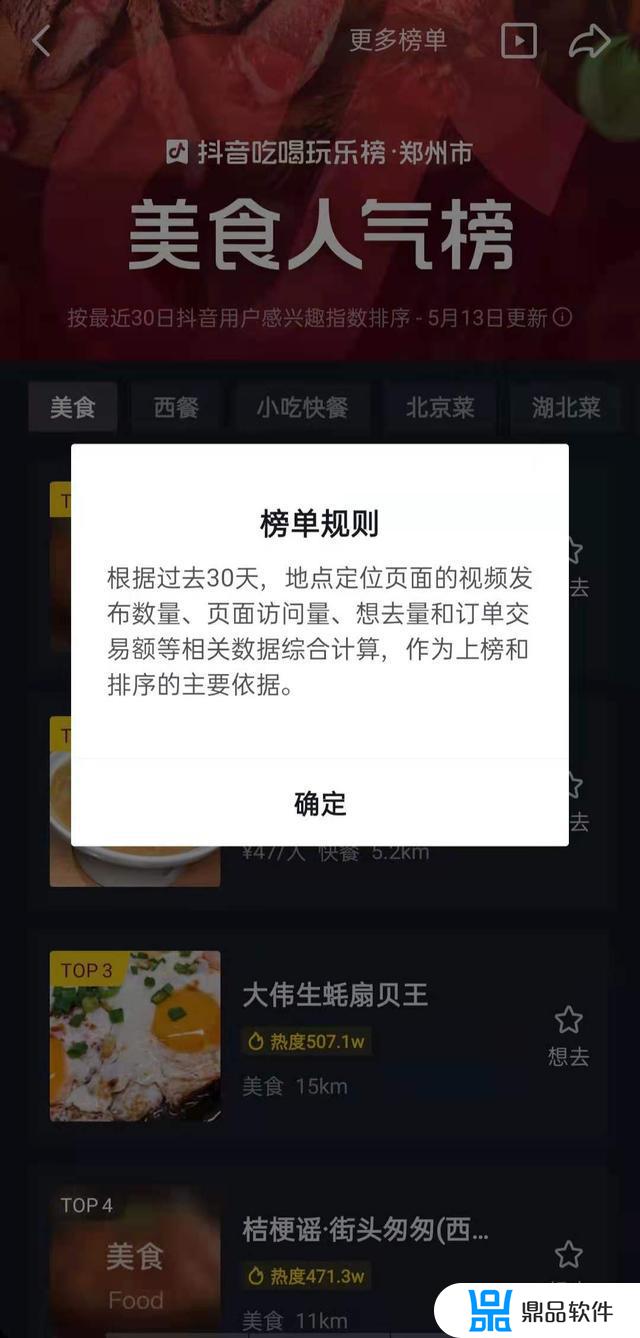 抖音的快餐人气榜是如何评的(抖音美食人气榜)